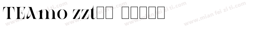 TEAmo zzt字体字体转换